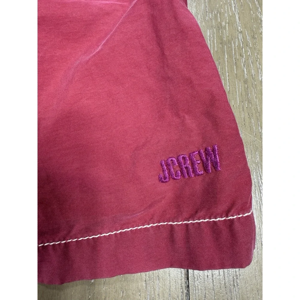 Vintage J Crew‎ Sport Swim Trunks Mens XL Burgundy Y2K